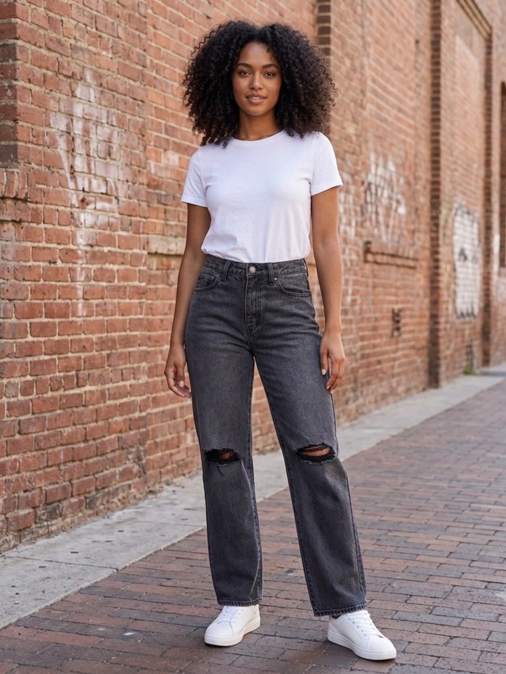 KanCan Black Straight Leg Jeans Women's Size 7 High Rise Denim